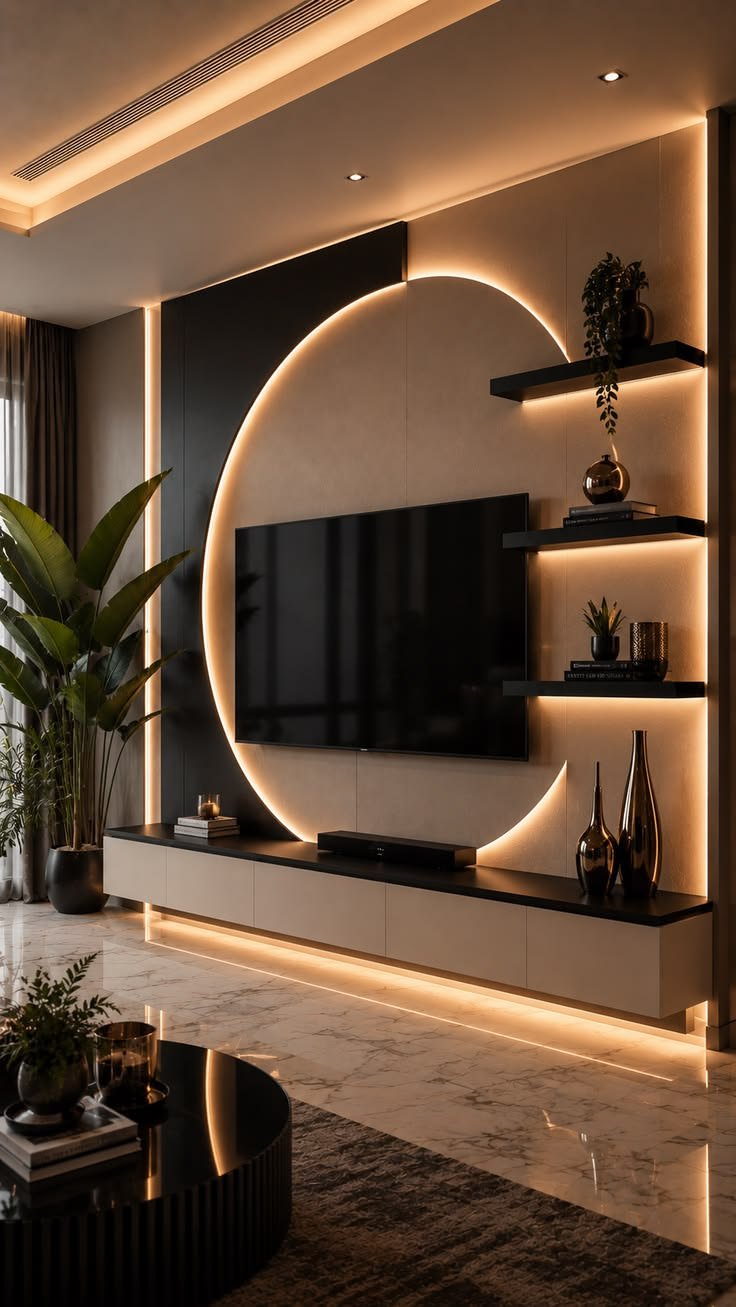Living Room TV Panel