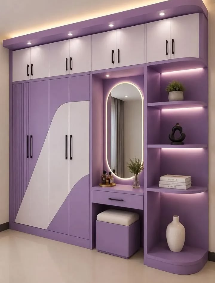 Contemporary Blue Wardrobe