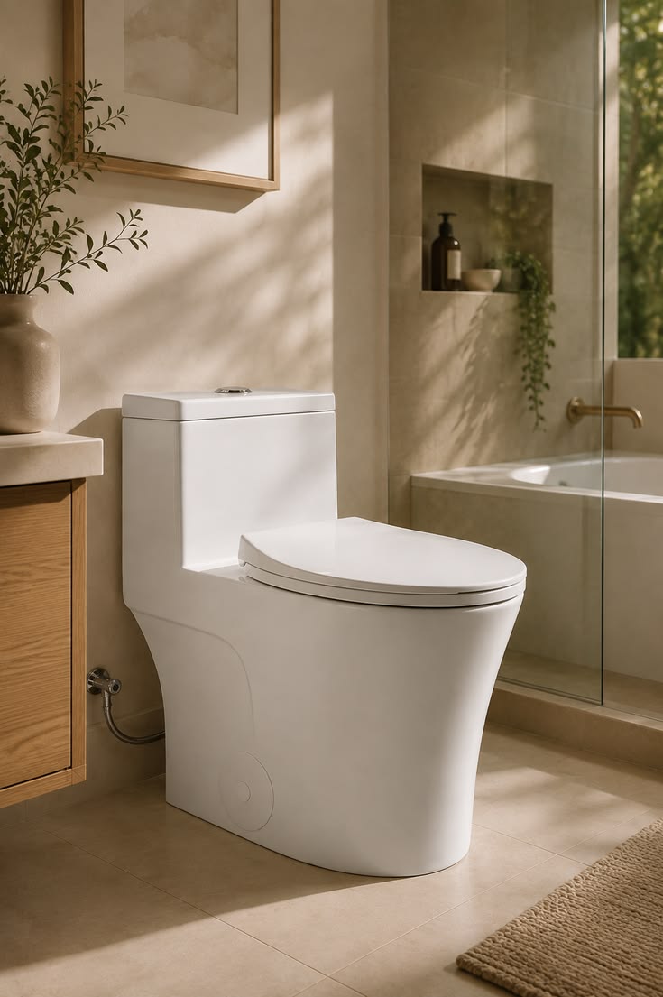 One-Piece Water Closet